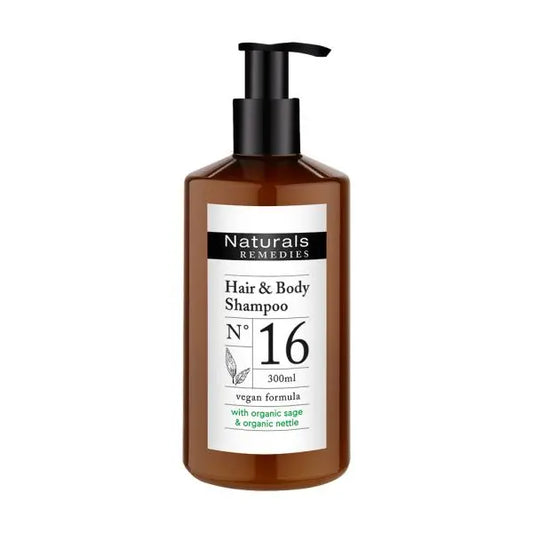 Naturals Remedies – Hair & Body Wash met Salie & Brandnetel (300ml)